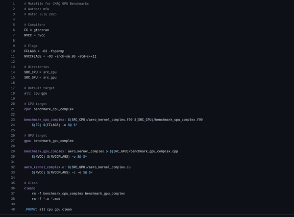 AERO cuda emulation